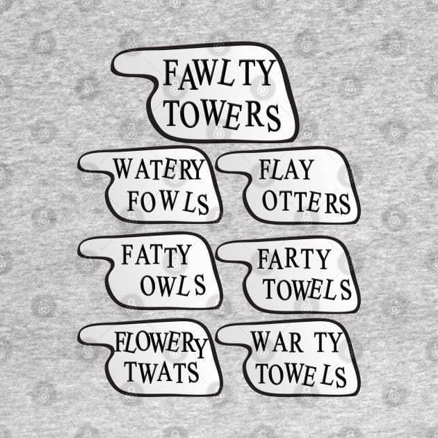 Watery Fowls, Flay Otters, Fatty Owls, Farty Towels, Warty Towels by Meta Cortex